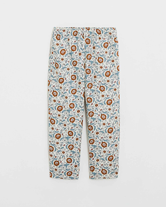 Two-piece printed pajamas Folk flower print  Natalys