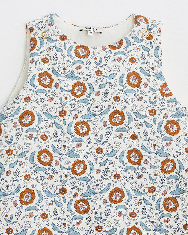 Printed sleeping bag Folk flower print Natalys