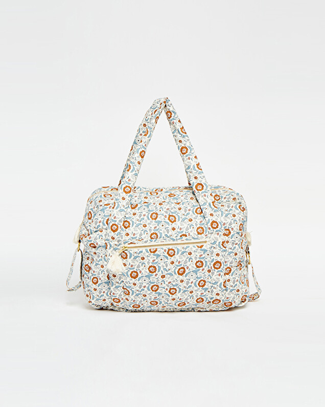 Floral print diaper bag Folk flower print Natalys