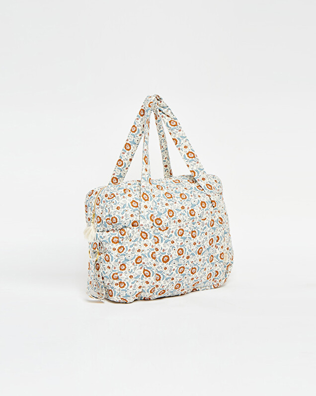 Floral print diaper bag Folk flower print Natalys