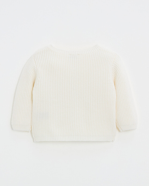 Merino wool vest Ecru color  Natalys