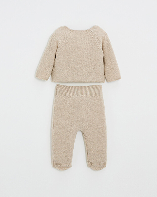 Merino wool set Color Beige  Natalys