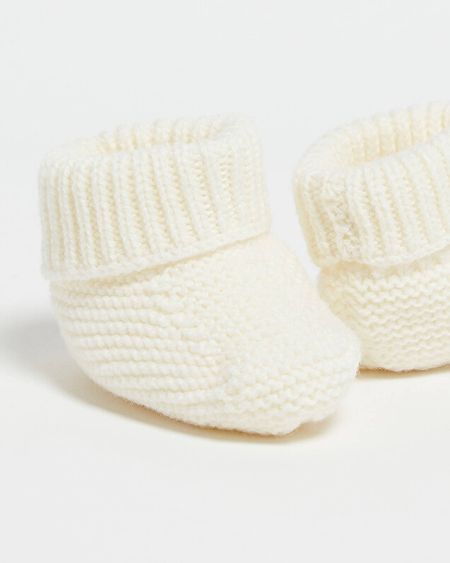 Merino wool slippers Ecru color  Natalys