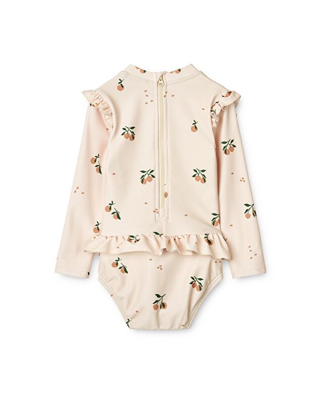 Sleeved swimsuit Sille peaches  Liewood