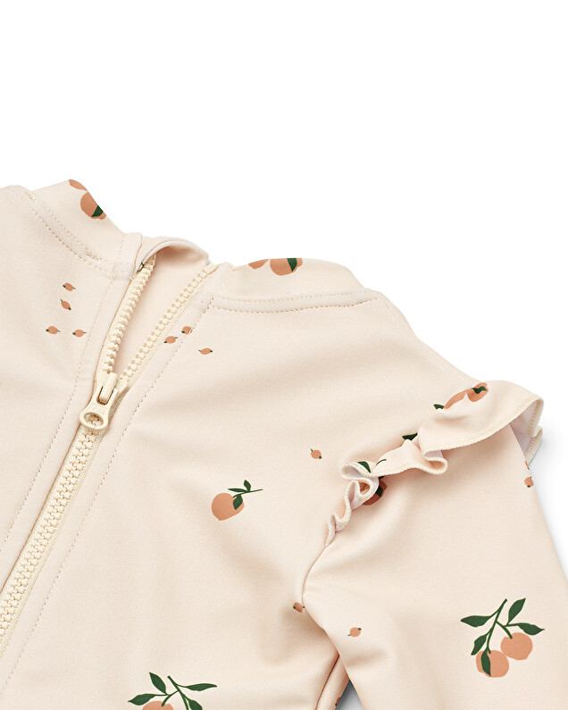 Sleeved swimsuit Sille peaches  Liewood