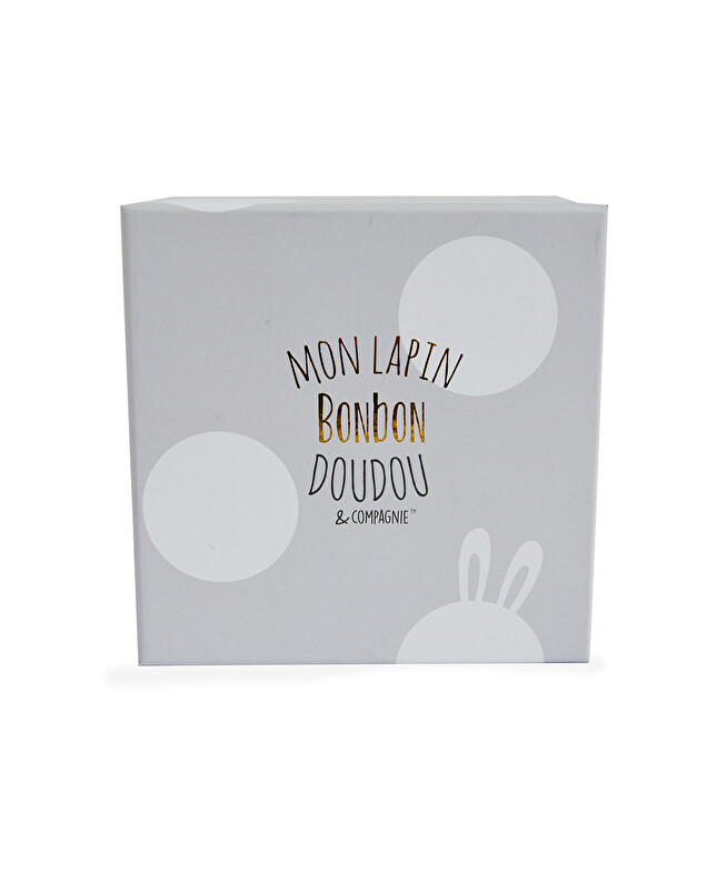 Candy bunny soft toy Taupe color  Doudou et Compagnie