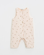 Long printed jumpsuit Semi-flower print  Natalys