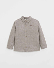 Flannel shirt Beige color  Natalys