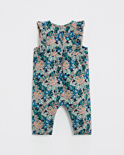 Printed jumpsuit Large flower print  Natalys