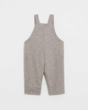 Flannel overalls Beige color  Natalys