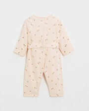 Long printed jumpsuit Semi-flower print  Natalys