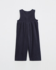 Velvet jumpsuit Night blue color  Natalys