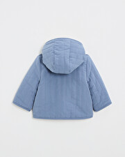 Reversible water-repellent coat Night blue color  Natalys