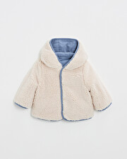 Reversible water-repellent coat Night blue color  Natalys