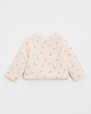 Reversible printed jacket Semi-flower print  Natalys