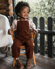 Corduroy overalls Brick color  Natalys