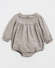 Flannel romper Beige color  Natalys