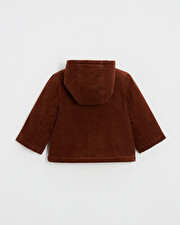 Corduroy coat Brick color  Natalys