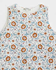 Printed sleeping bag Folk flower print  Natalys
