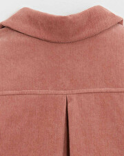 Corduroy coat Begonia pink colors  Natalys