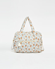 Floral print diaper bag Folk flower print  Natalys