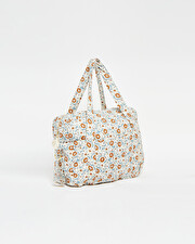 Floral print diaper bag Folk flower print  Natalys