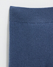Embroidered Merino wool set Blue color  Natalys