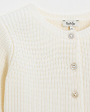 Merino wool vest Ecru color  Natalys