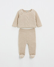 Merino wool set Color Beige  Natalys