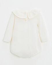 Merino wool romper Ecru color  Natalys