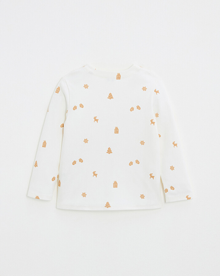 Printed long-sleeved t-shirt Cookie print  Natalys