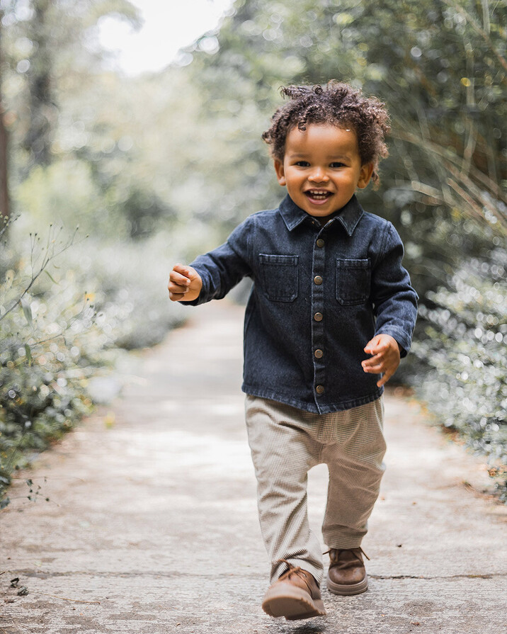 Denim shirt Charcoal gray color  Natalys