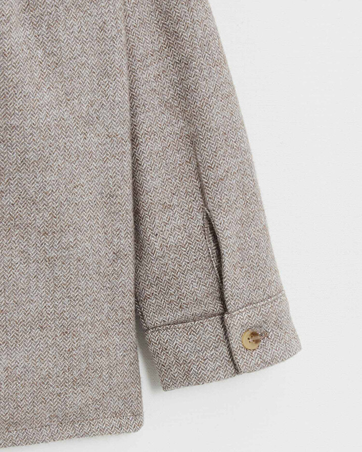 Flannel shirt Beige color  Natalys