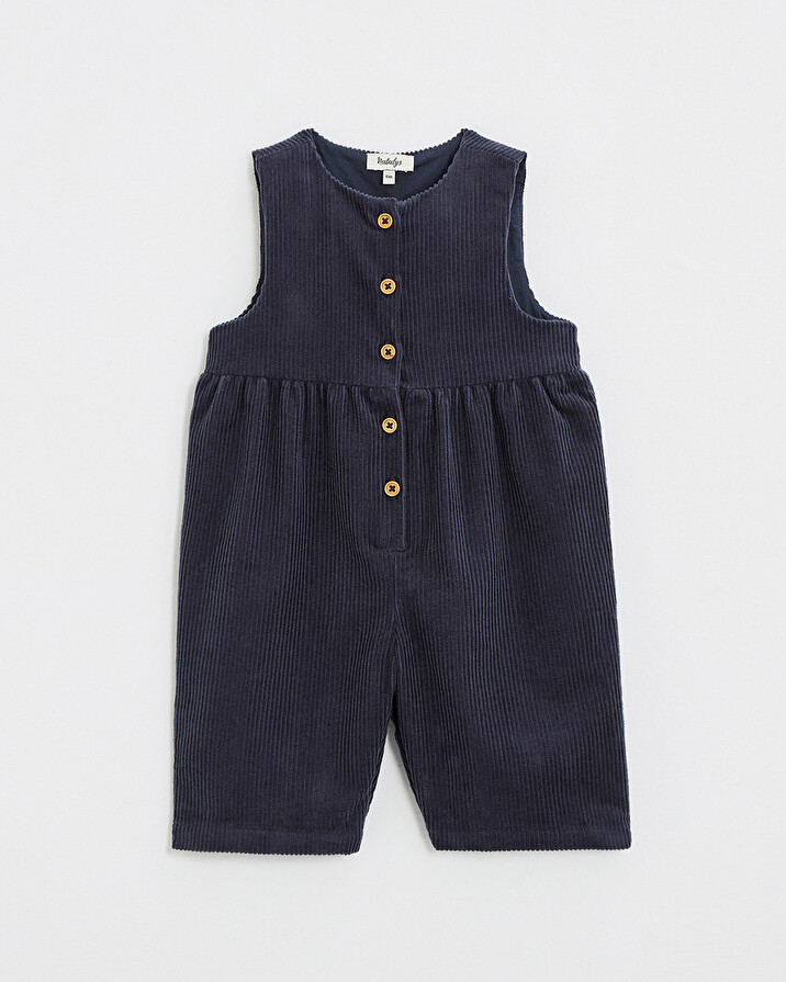 Velvet jumpsuit Night blue color  Natalys