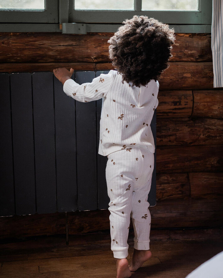 printed ribbed pajamas Autumn print  Natalys