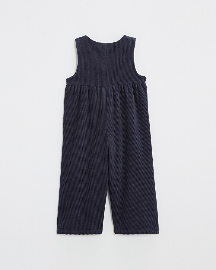 Velvet jumpsuit Night blue color  Natalys