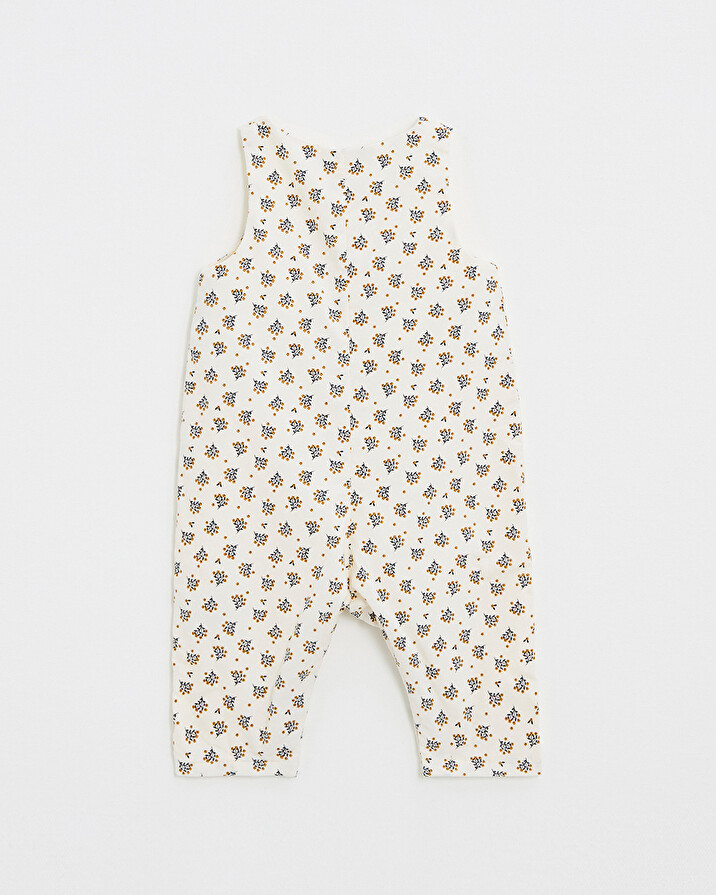 Corduroy jumpsuit Gold button print  Natalys