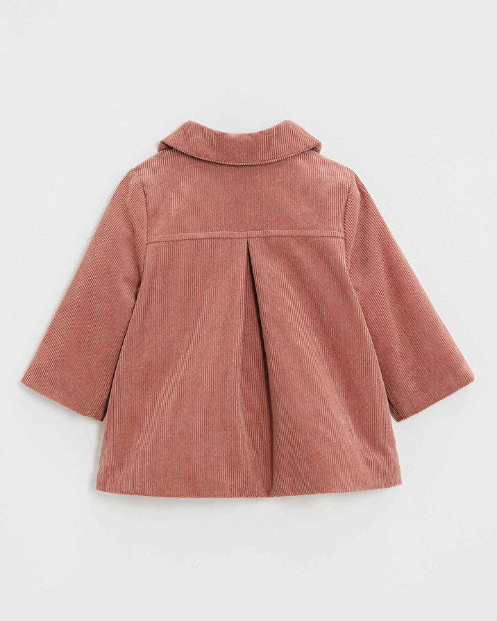 Corduroy coat Begonia pink colors  Natalys