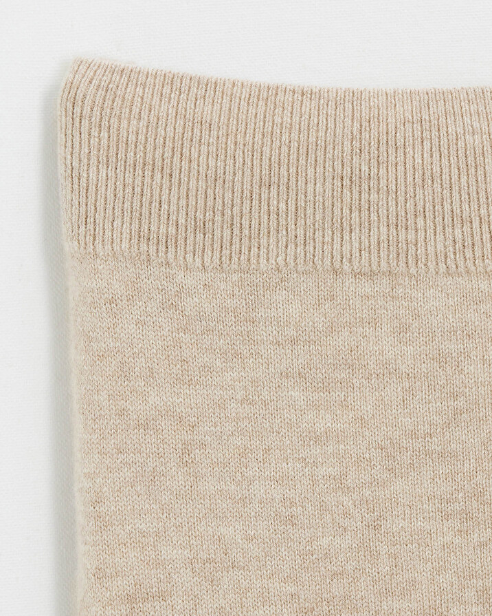 Embroidered Merino wool set Color Beige  Natalys
