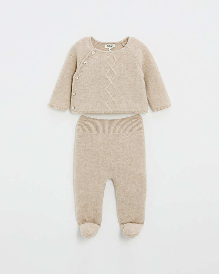 Merino wool set Color Beige  Natalys