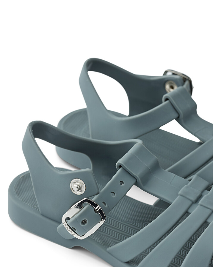 Beach sandals Whale blue color  Liewood