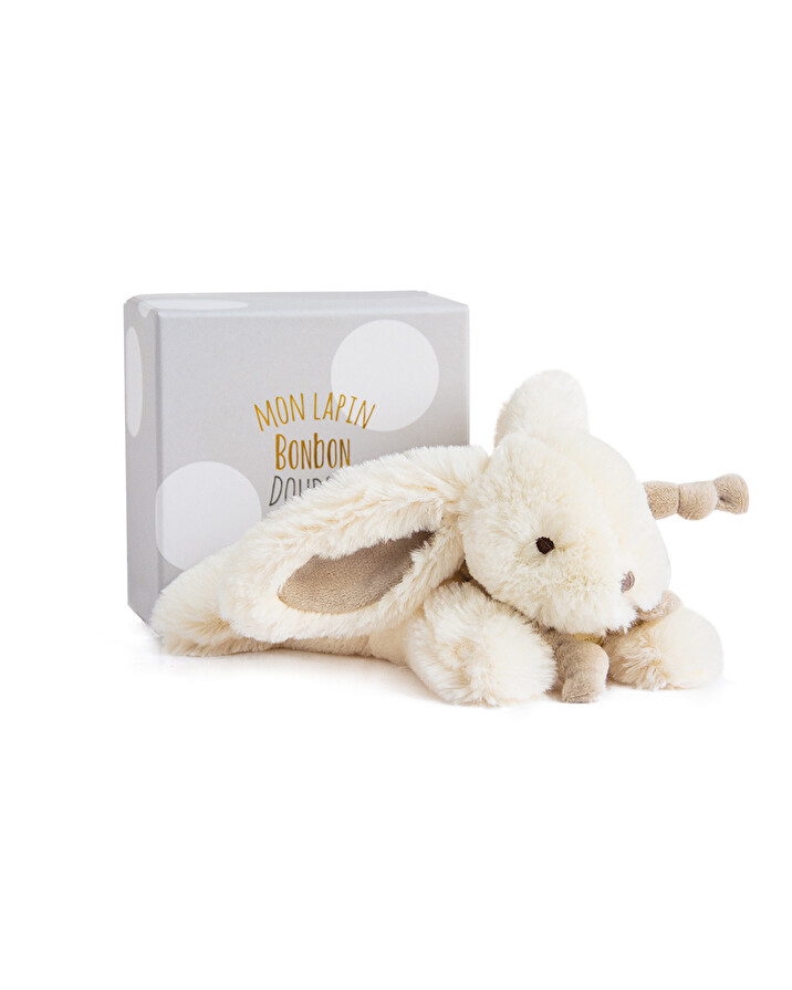 Candy bunny soft toy Taupe color  Doudou et Compagnie