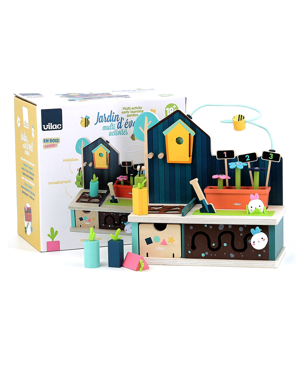 Multi-activity play garden Wooden  Vilac