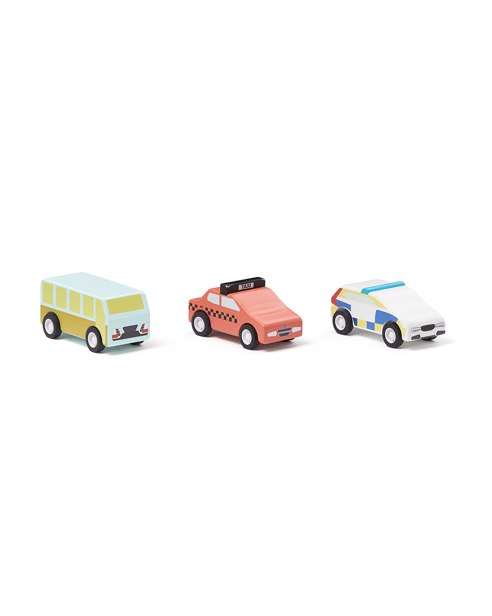 Wooden friction cars X3 Set of 3  Kid's concept
