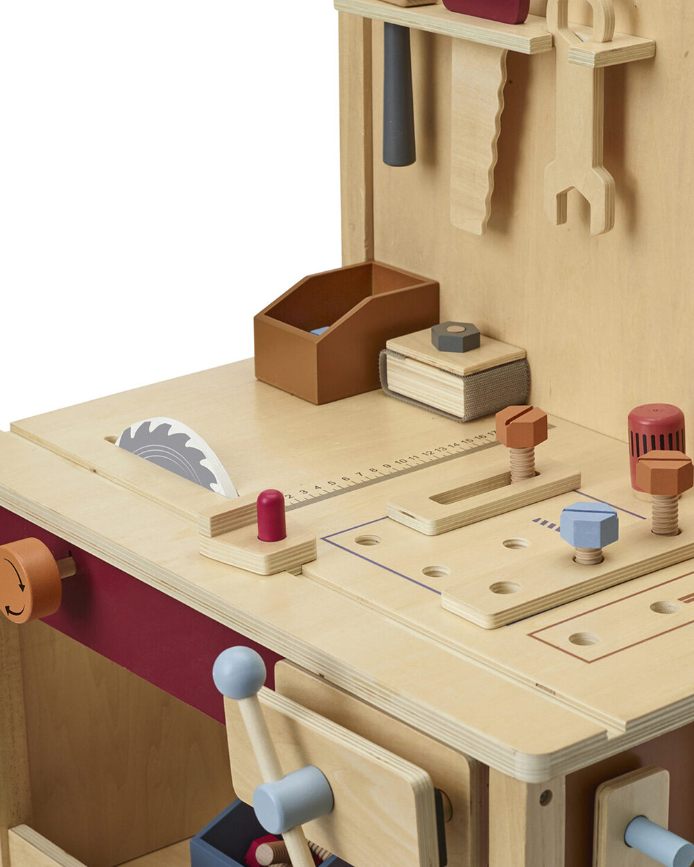 Wooden workbench Kid's Hub  Kid's concept