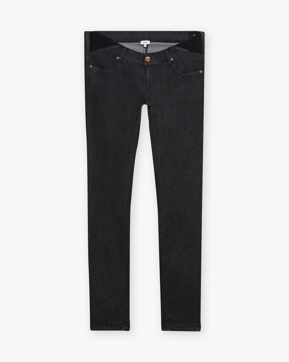 Low-rise slim maternity jeans Black color  Natalys