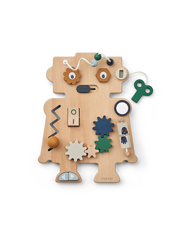 Carola wooden activity table Robot  Liewood
