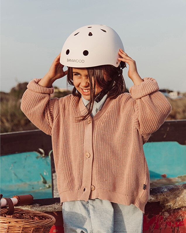Bicycle helmet Cream color Banwood