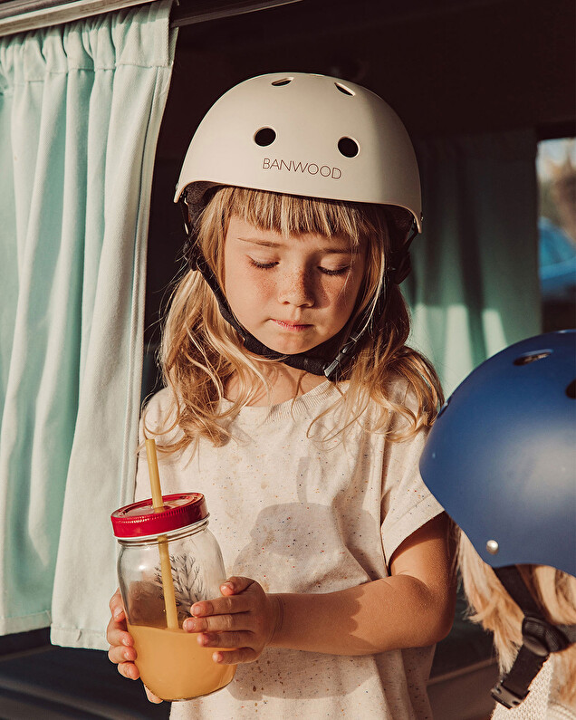 Bicycle helmet Cream color Banwood