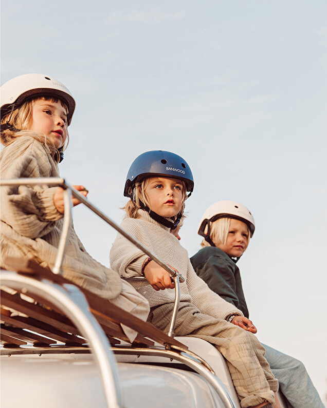 Bicycle helmet Cream color Banwood